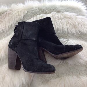 Rag & Bone black suede booties -  Size 8